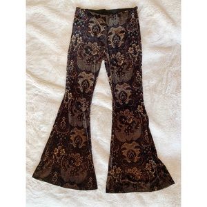 Free People Velvet Bell Bottoms